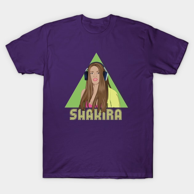 shakira T-Shirt by HarlinDesign